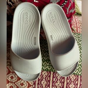 Powder BLUE Crocs -pretty!! pre owned